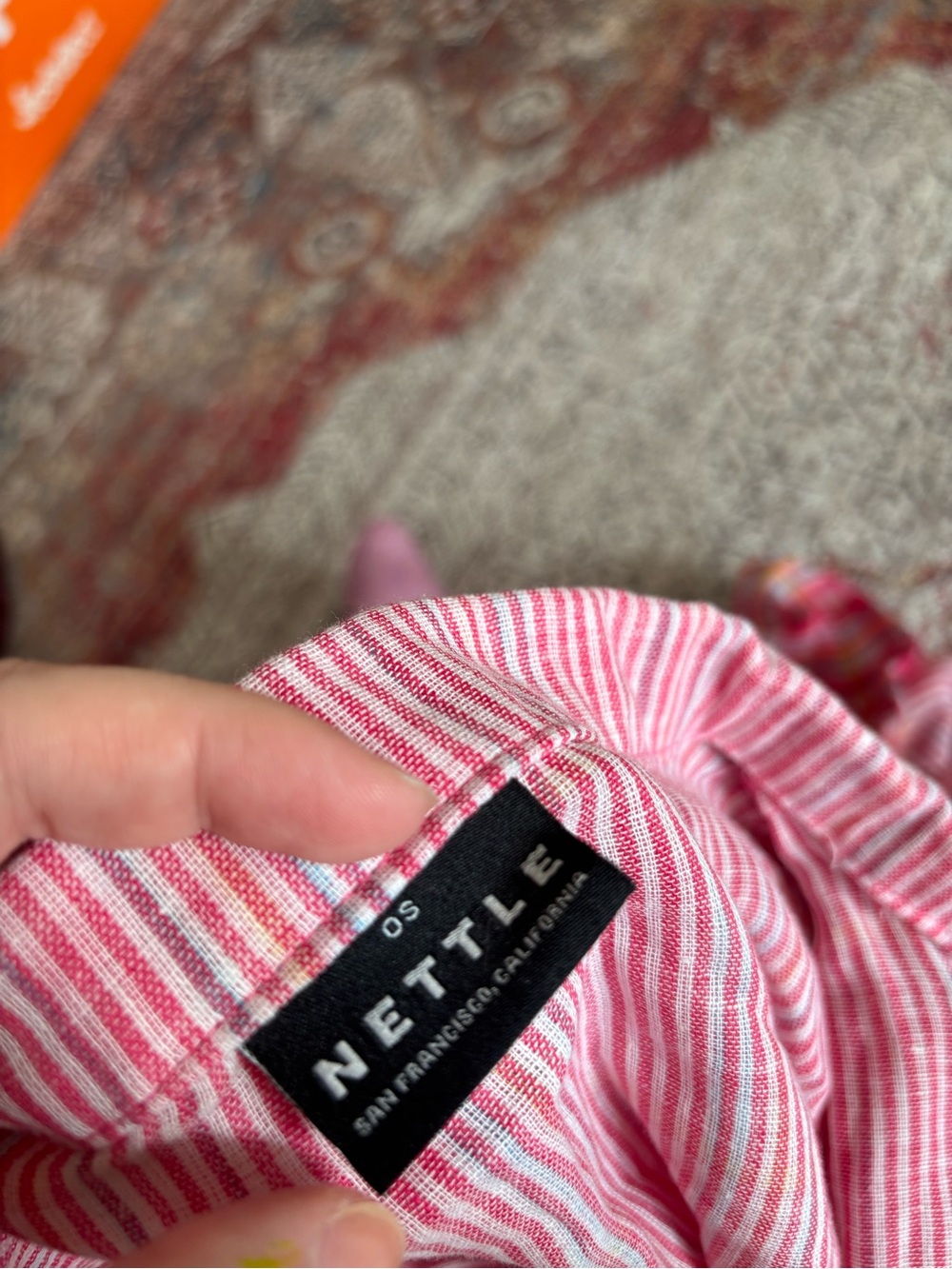 NWOT Nettle Studios OS Pink Plaid Shirt Dress - Picture 3 of 6